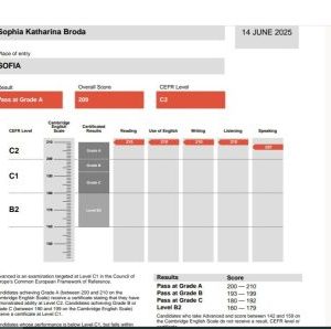29 колежани от „Аркус“ се явиха на престижния изпит Cambridge English: Advanced