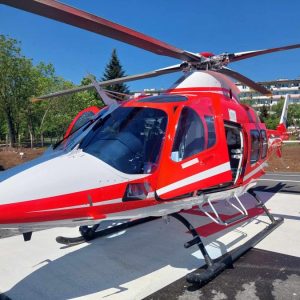 Медицинският хеликоптер със спасителна мисия до В. Търново заради тежко пострадал мъж