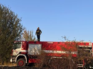 Неизправен тир е предизвикал пожара край Дебелец