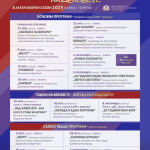Фестивал „Сцена на вековете“ отбелязва 40 години от началото си с впечатляваща програма